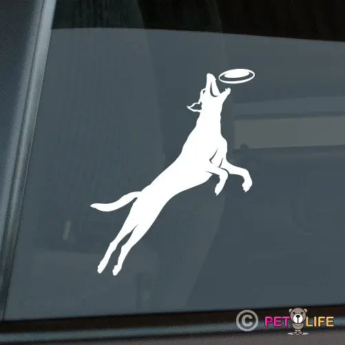 Border Collie Frisbee Disc Dog Sticker – Original Design 1