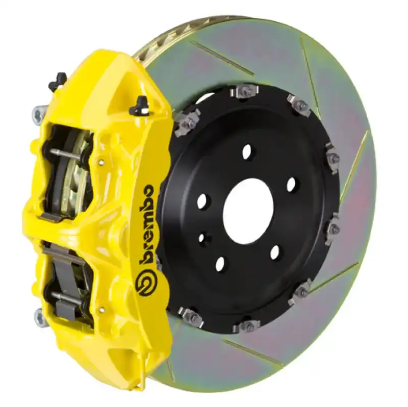 Brembo Front Gt Big Brake Kit For Mercedes-Benz Cls400/Cls550 (2012–2018) – 6-Piston Calipers, 380X34Mm Two-Piece Slotted Rotors, Yellow Finish 1