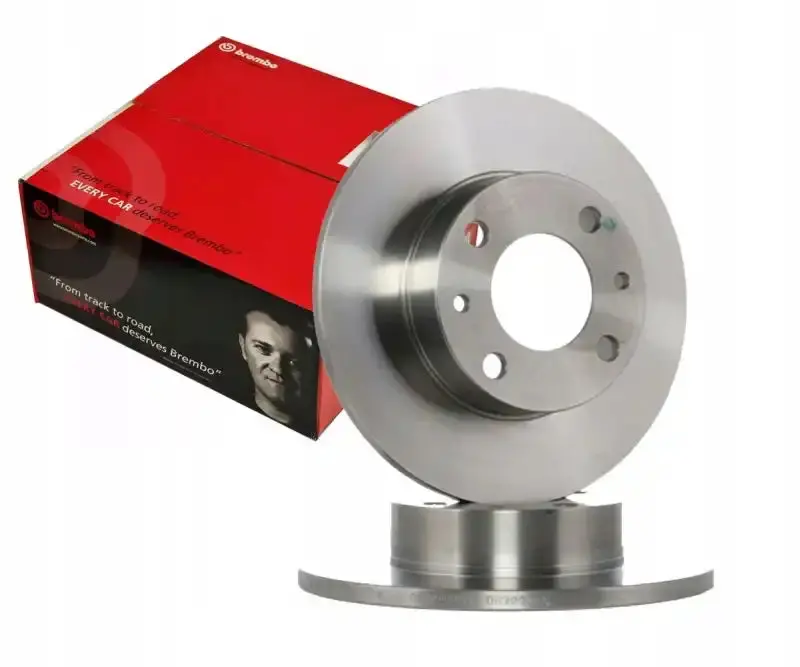 Brembo Rear Brake Rotors For 2005–2014 Ford Mustang — Uv-Coated Oe-Equivalent Design 1
