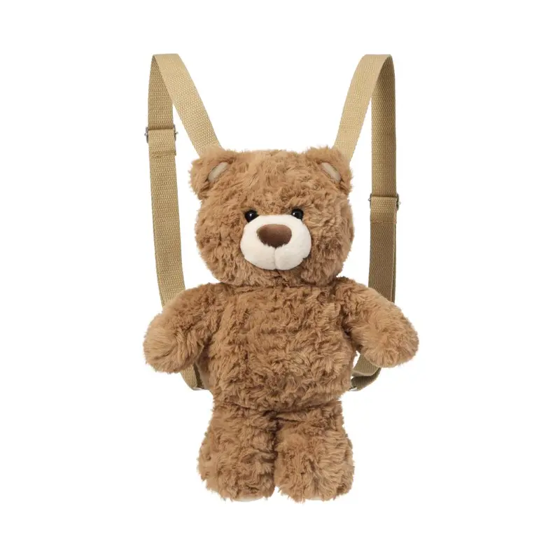 Brown Gift Bear Backpack – Adorable & Practical Daily Use 1
