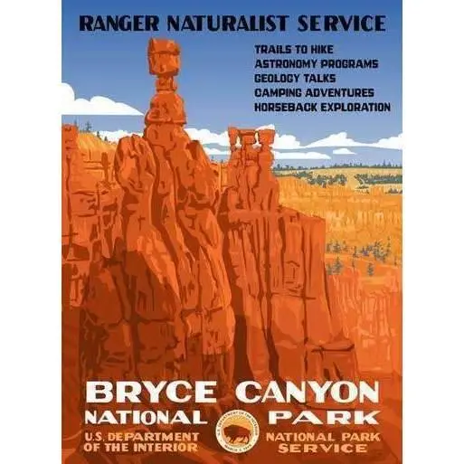 Bryce Canyon Hoodoo Landscape Poster 1