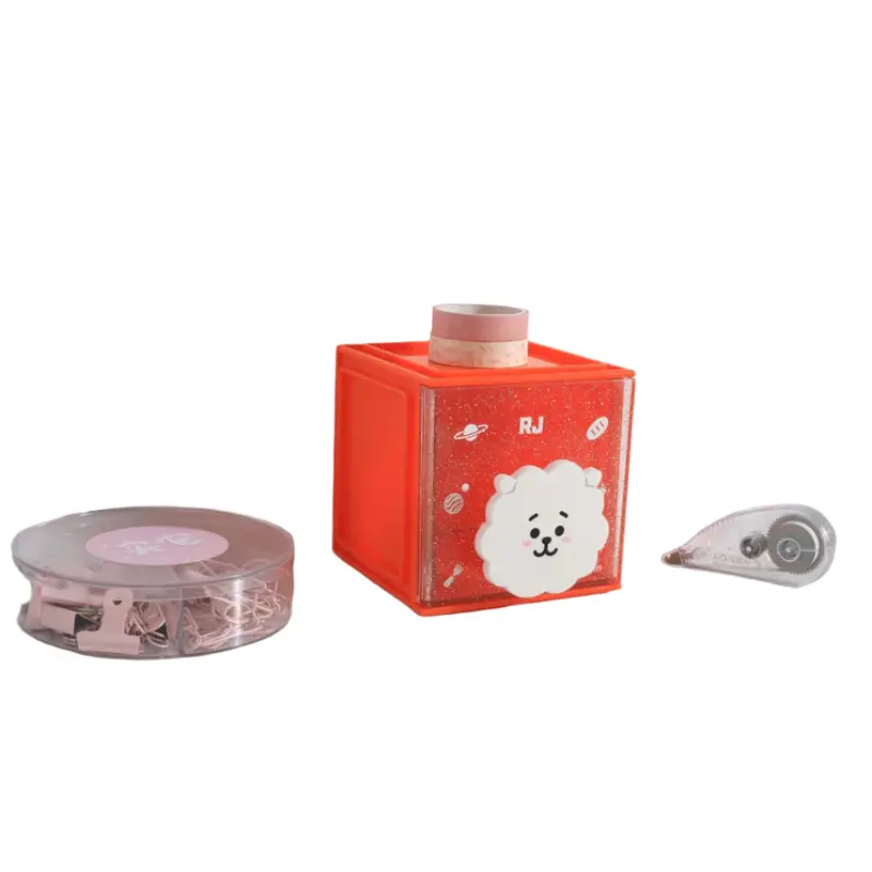 Bt21 Rj Small Storage Cube – Stylish Foldable Bin For Desk Or Room 1