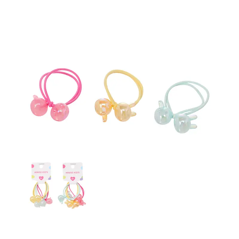 Bunny Bear Hair Ties Set – 3-Piece Adorable Accessory Pack 1