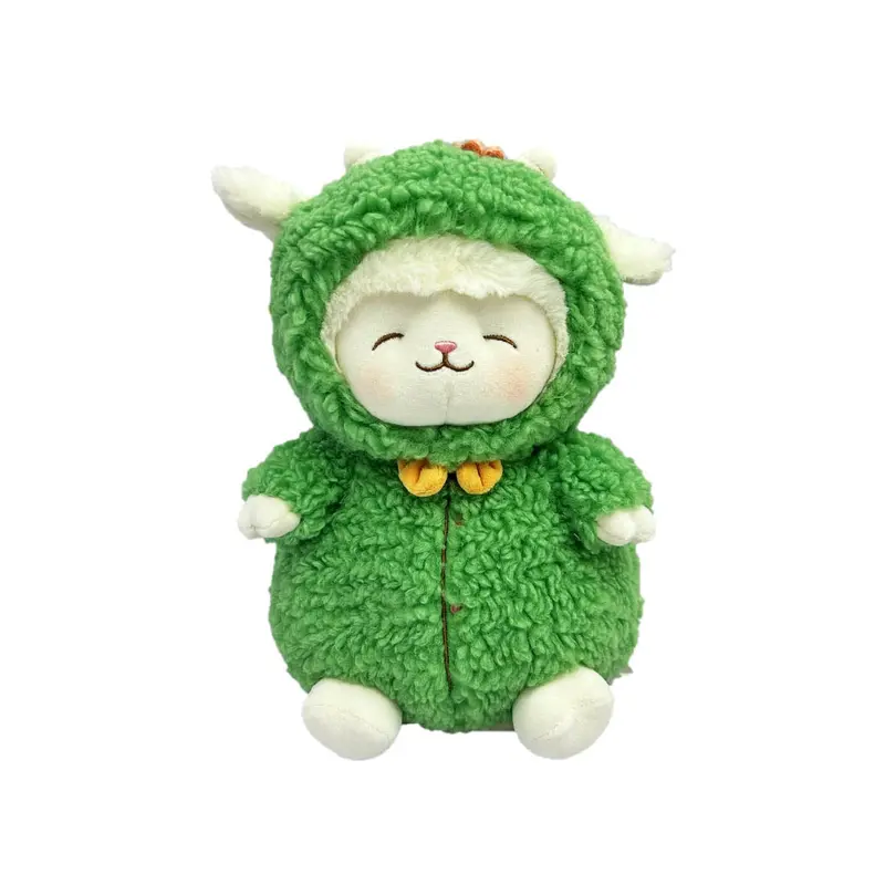 Cactus Lamb Baa Plush Toy – 10-Inch Cactus Costume Edition 1
