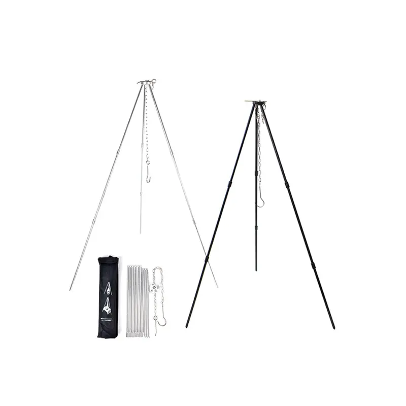 Camp Leader Adjustable Camping Tripod Pot Hanger 1