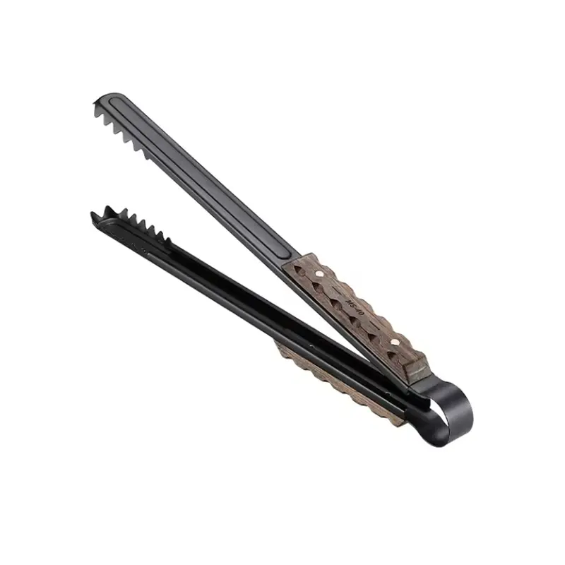 Campingmoon Carbon-Fiber Barbecue Tongs With Clamp Grip 1