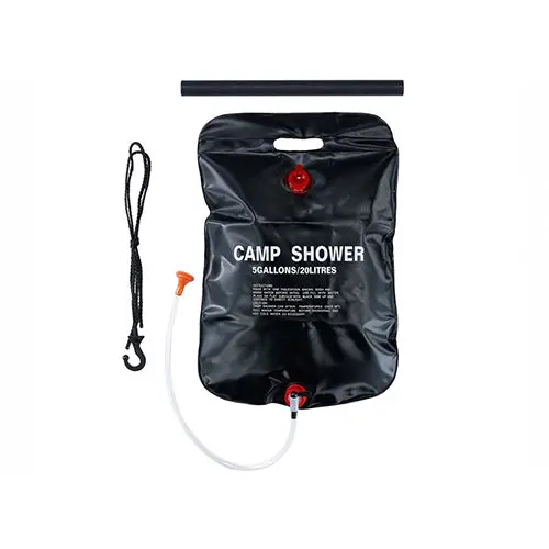 Caribee 20L Solar-Powered Camp Shower Bag 1