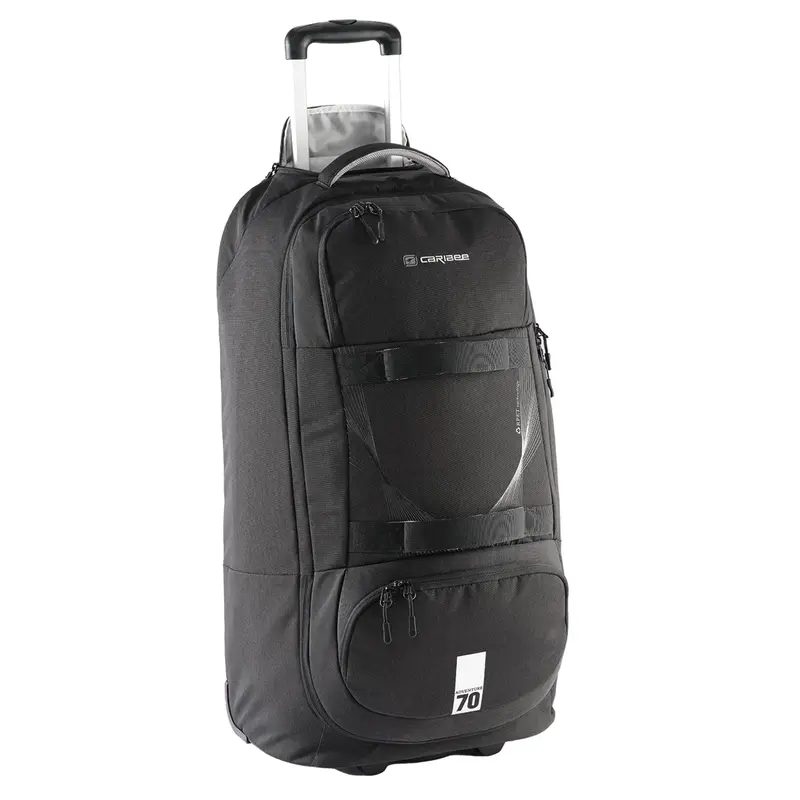 Caribee Adventure 70L Hybrid Wheeled Pack – Versatile Backpack + Trolley Design 1