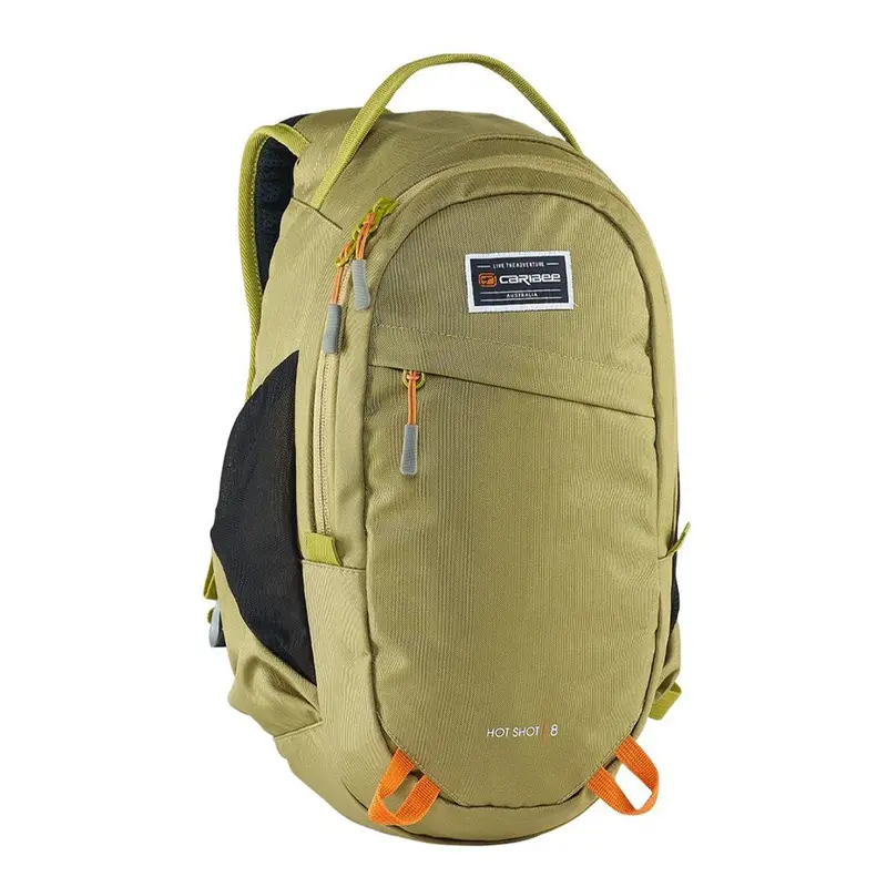Caribee Hot Shot 8 Tactical Daypack – Olive Green Durable Nylon 1