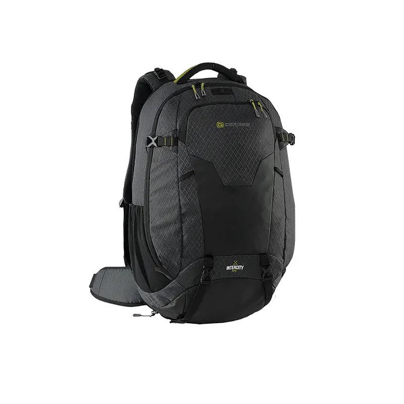 Caribee Intercity 50L Travel Backpack – Urban-Friendly Black Luggage 1
