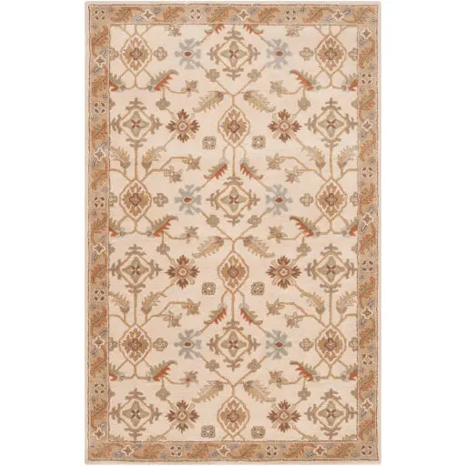 Carthage Beige Tufted Floor Rug 10