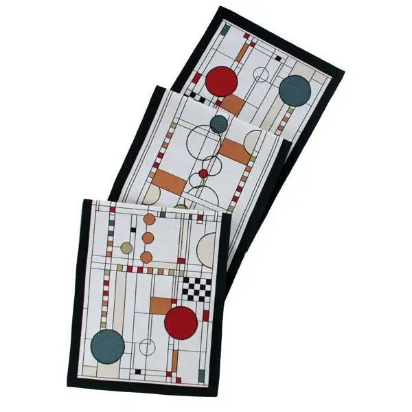 Circle Study Geometric Table Runner 1
