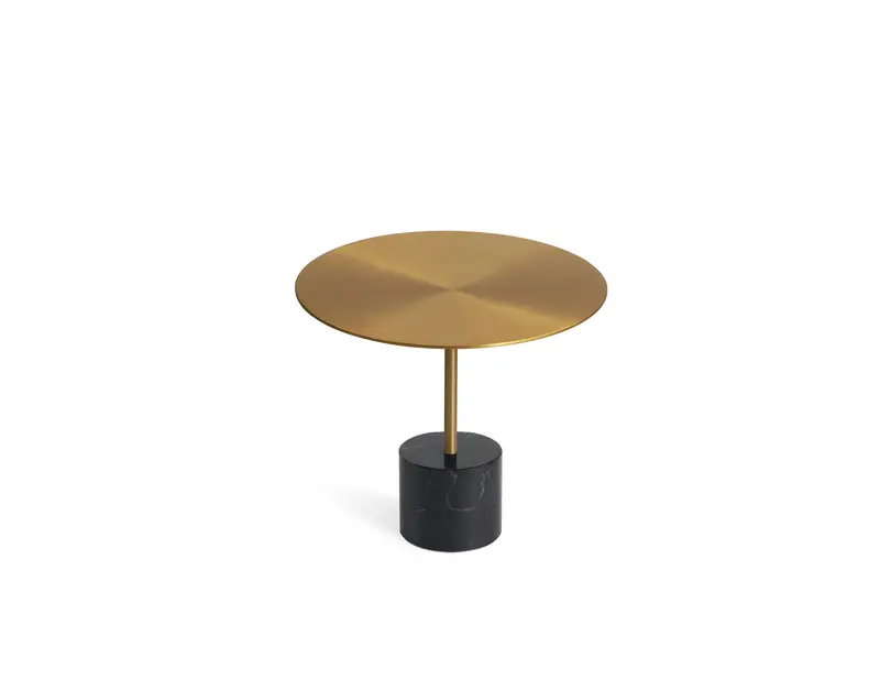 Circulo Low White End Table 1