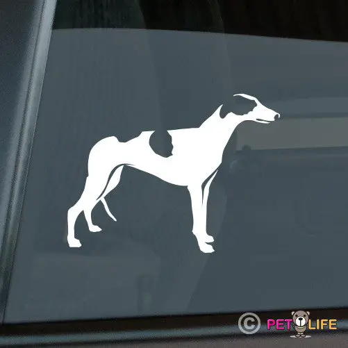 Classic Greyhound Silhouette Sticker - Elegant & Timeless 1