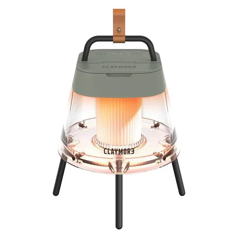 Claymore Athena Light – Rechargeable Camping Lamp With Integrated Stand – Moss Green 1