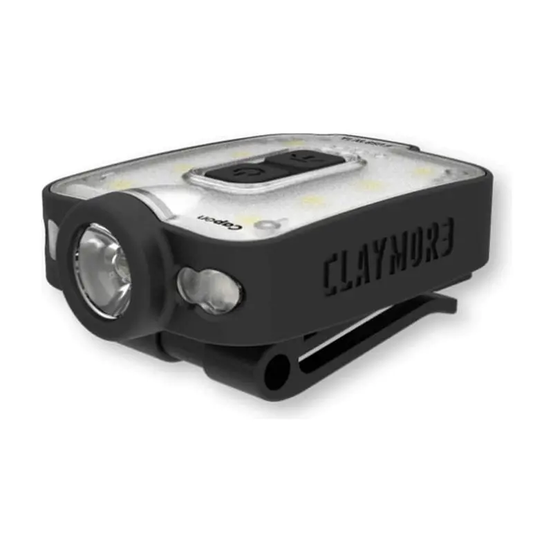 Claymore Capon 40B – Slim Rechargeable Cap Light – Black 1