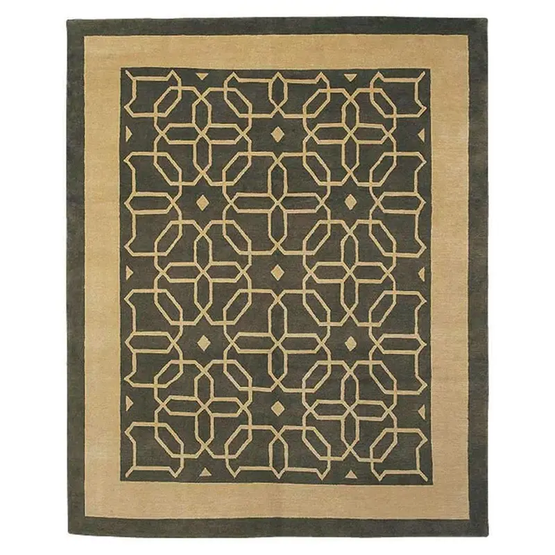 Clearance Honeycomb Sandstone Area Rug 1