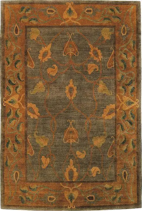 Clearance Vineyard Brown Area Rug 1