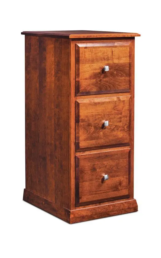 Colburn File Cabinet – Rustic Woodgrain Finish, 4-Drawer