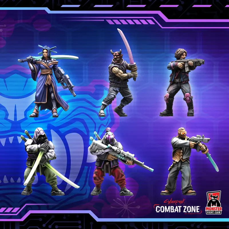 Combat Zone Tyger Claws Starter Gang – Standupz™ Edition 1
