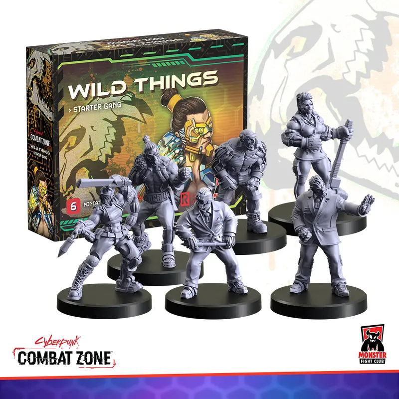 Combat Zone Wild Things Starter Gang Set 1