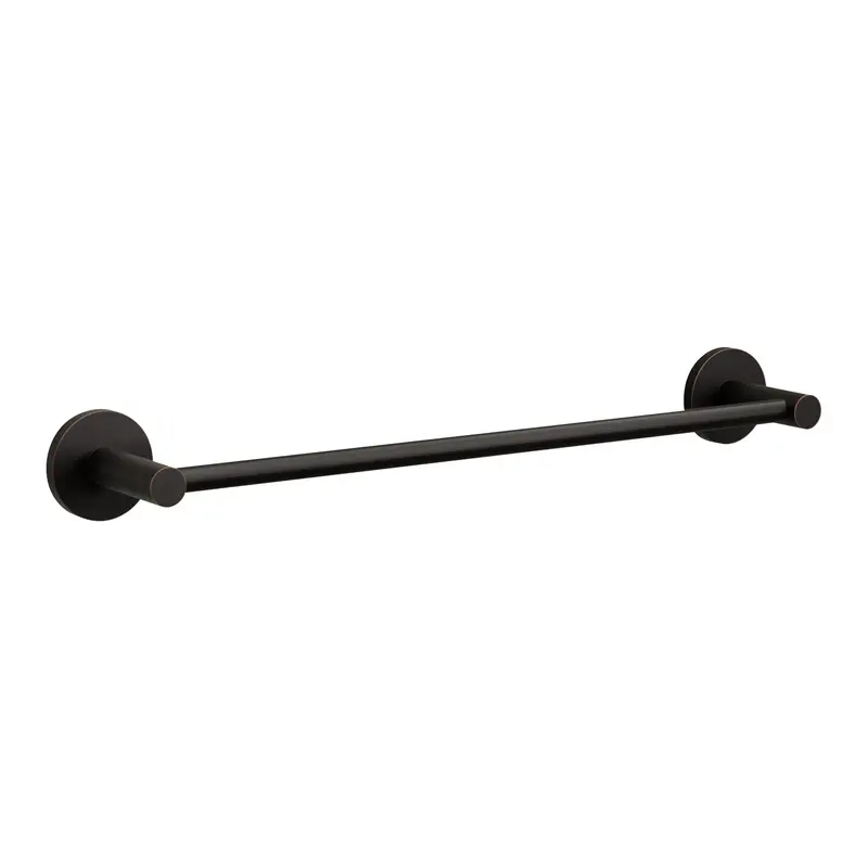 Contemporary 18-Inch Towel Bar R4 In Tuscan Bronze Finish 1