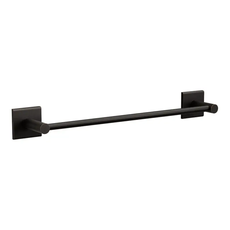 Contemporary 18-Inch Towel Bar R5 In Tuscan Bronze Finish 1