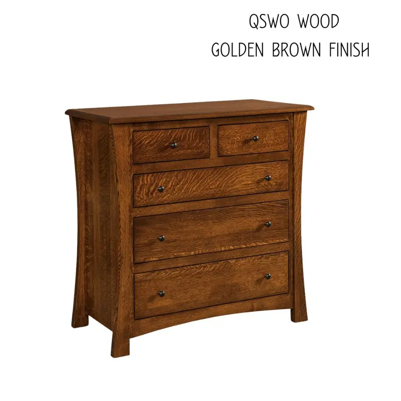 Contemporary 5-Drawer Chest – Compact Storage Solution 1