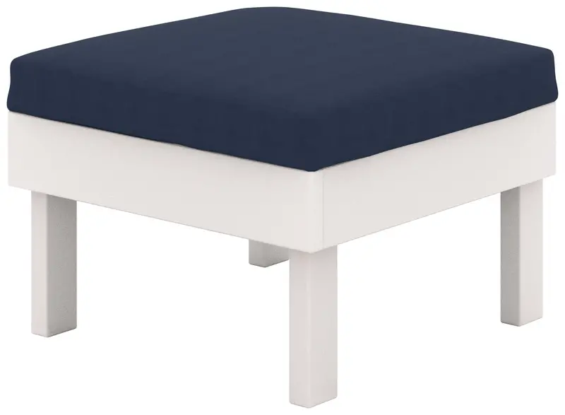 Contemporary Outdoor Footrest Ottoman 1