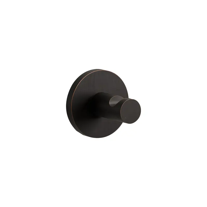 Contemporary Robe Hook R4 In Tuscan Bronze Finish 1