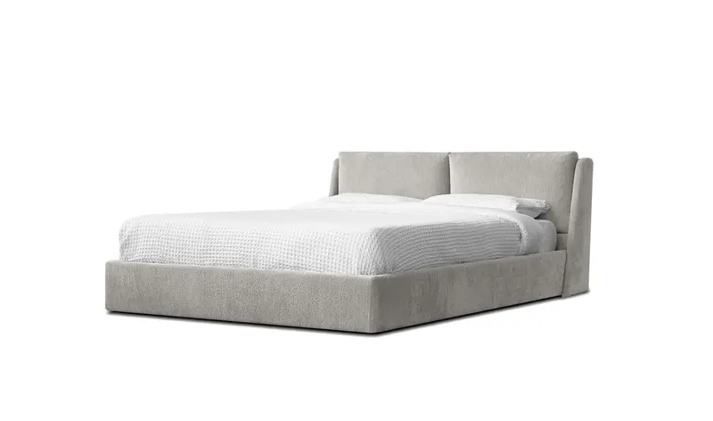 Continental Mona Natural Wood Platform Bed 1