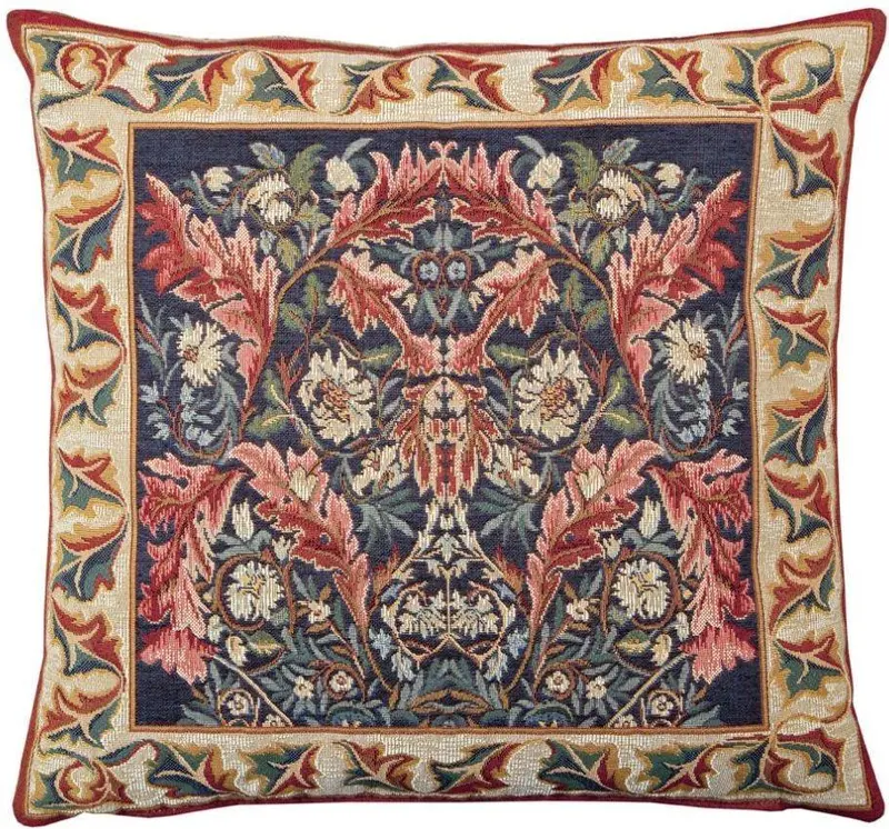 Corinthe Red William Morris Pillow (18" Square) 1