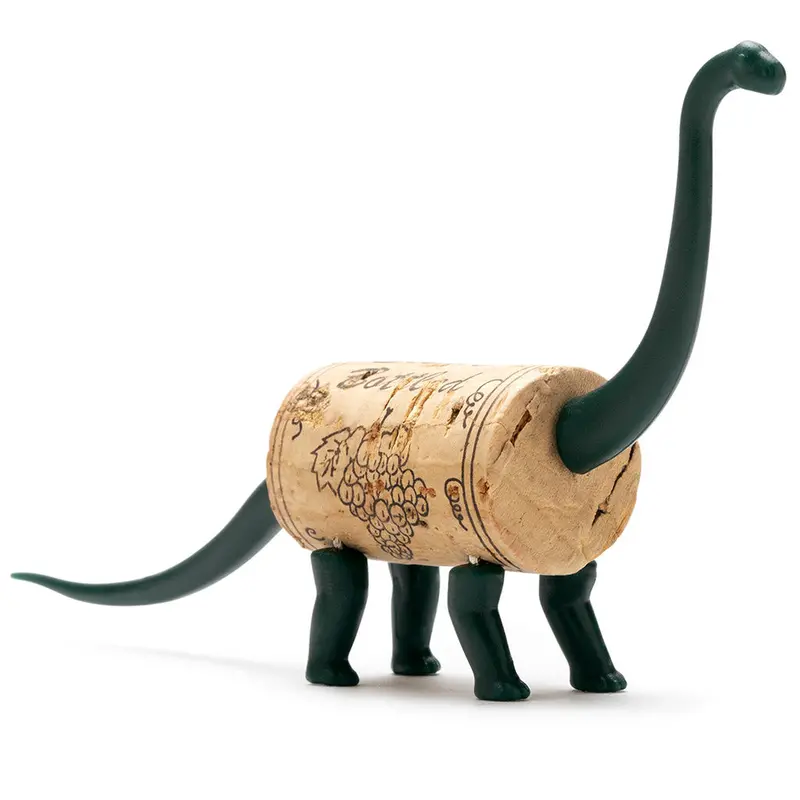 Corkers Dinosaur Wine Stoppers – Max Silhouette Design 1