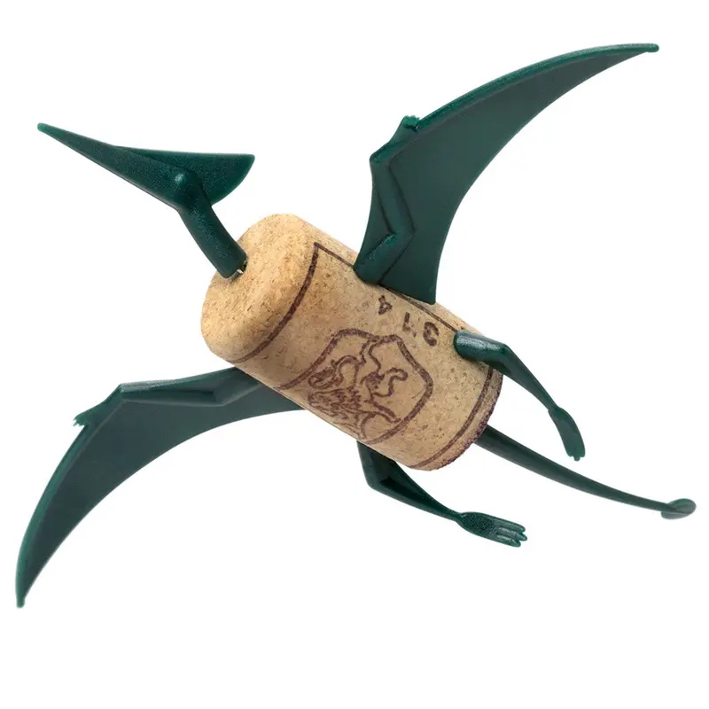 Corkers Dinosaur Wine Stoppers – Storm Silhouette Design 1