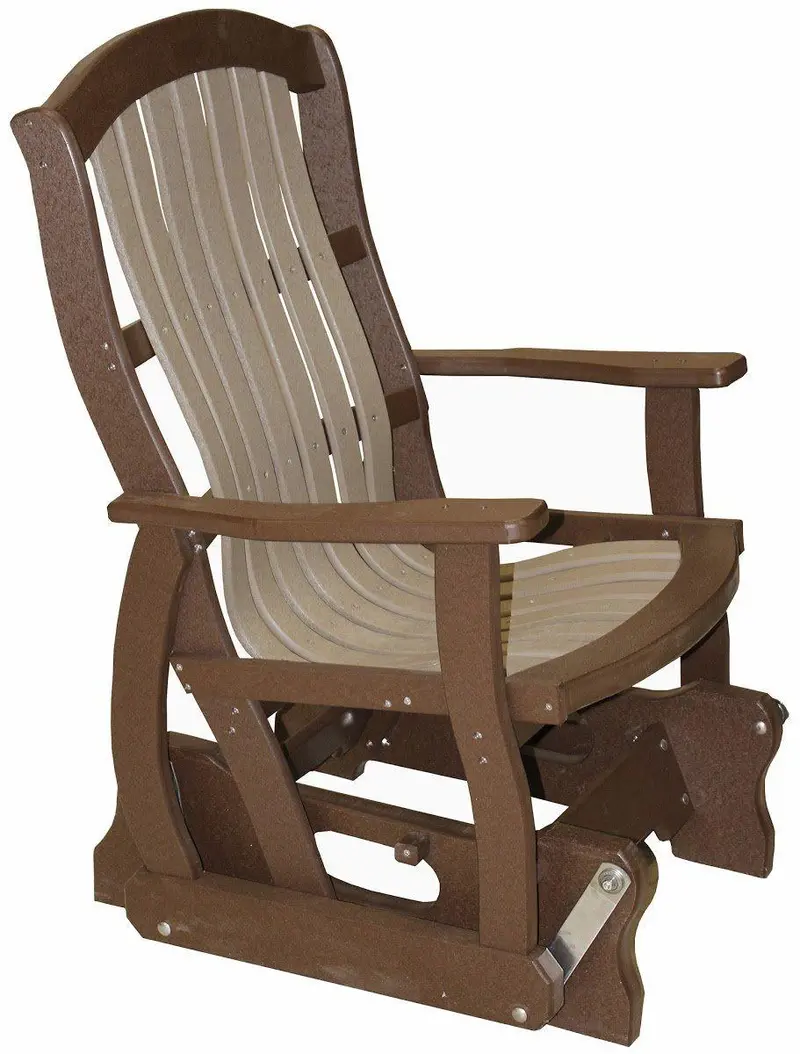 Cottage-Inspired Fixed Glider Chair – Timeless Craftsmanship 1