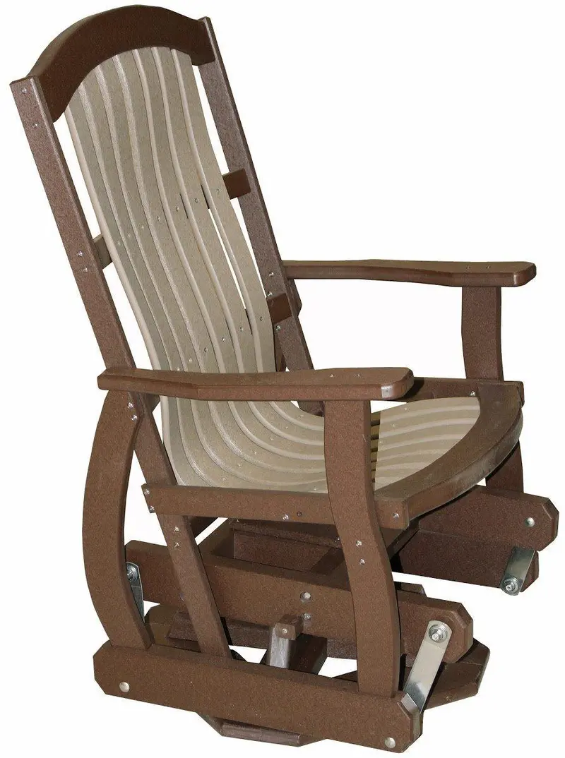 Cottage-Theme Swivel Glider Chair 1