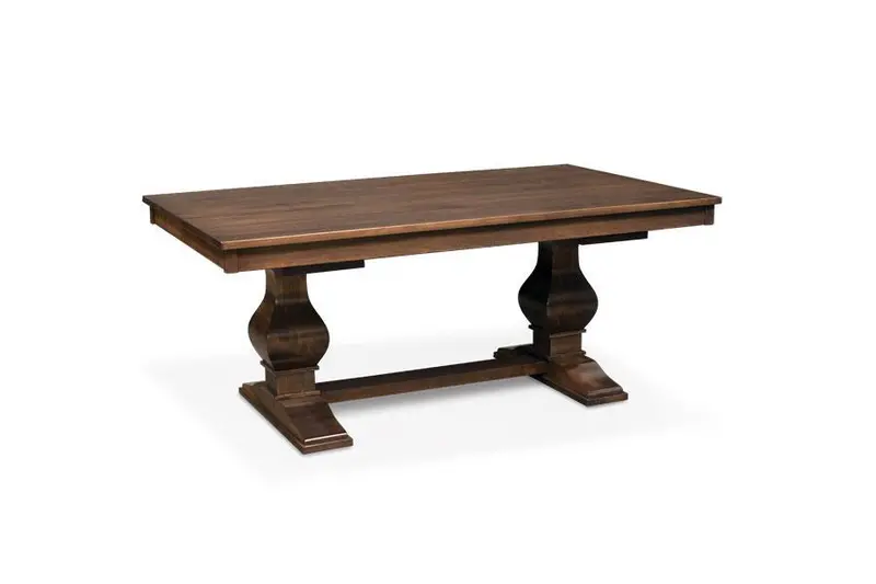 Crawford Double-Pedestal Expandable Dining Table 1