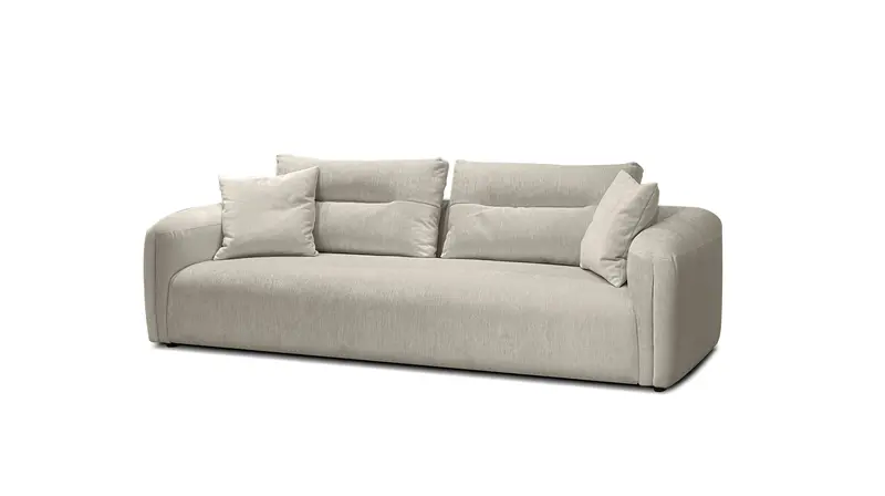 Cream Four-Seat Filo Modern Sofa 1