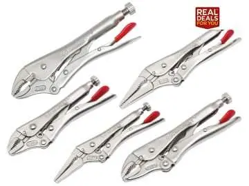 Crescent® 5-Piece Adjustable Locking Plier Set 1