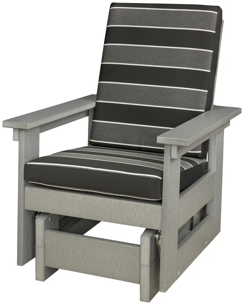 Cushioned Patio Glider Chair – Sleek Outdoor Seating 1