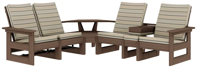 Customizable Modern Outdoor Sectional – Modular Patio Seating 1