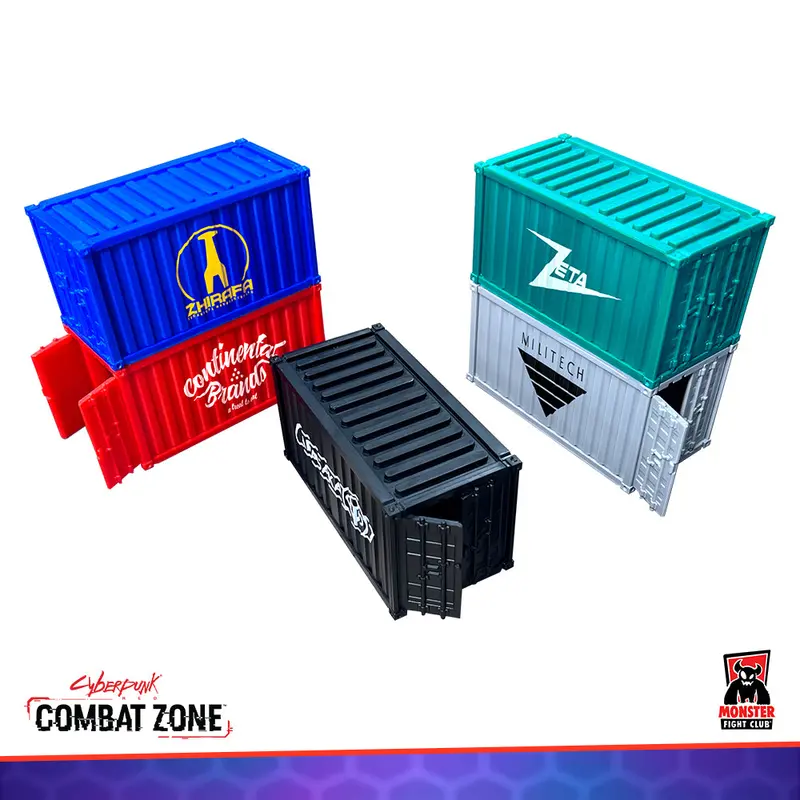 Cyberpunk Red Special Edition: Cargo Container Terrain 1