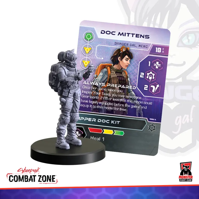 Danger Gals: Doc Mittens – Alternate Pose Figure 1