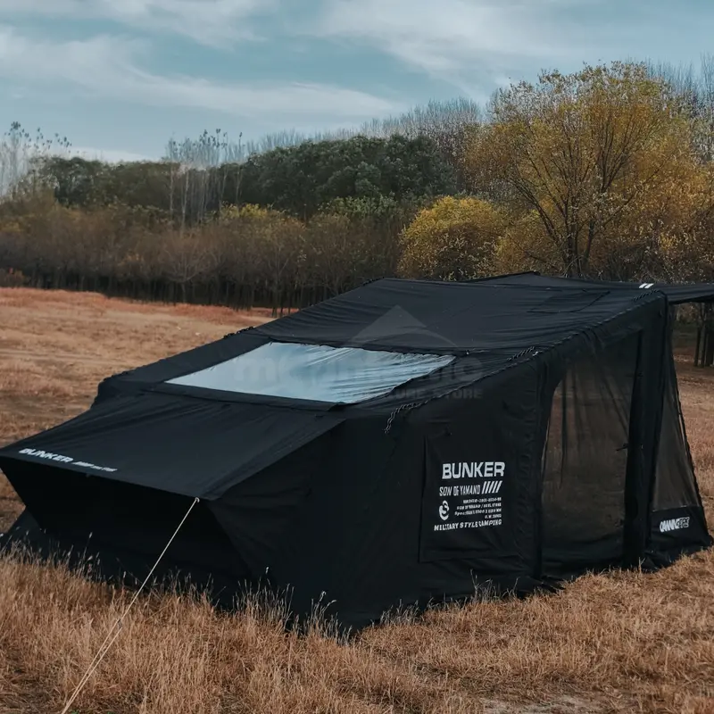 Dawning Fire × Son Of Yamano Bunker Inflatable 4-Person Air Tent – Black 1