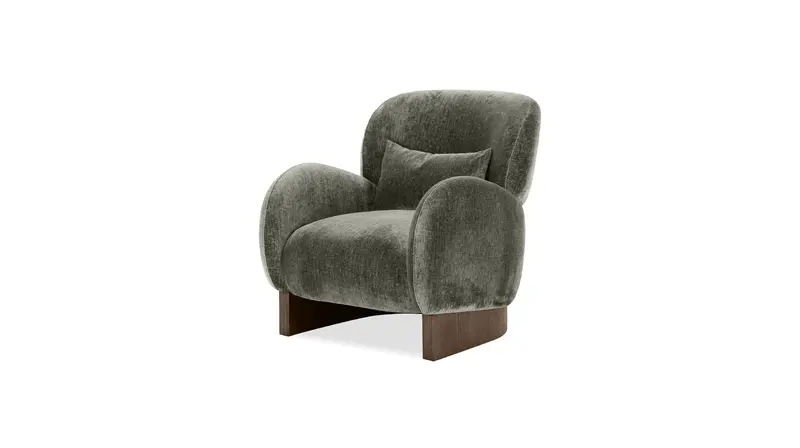 Deep Green Cuddle Lounge Chair 1