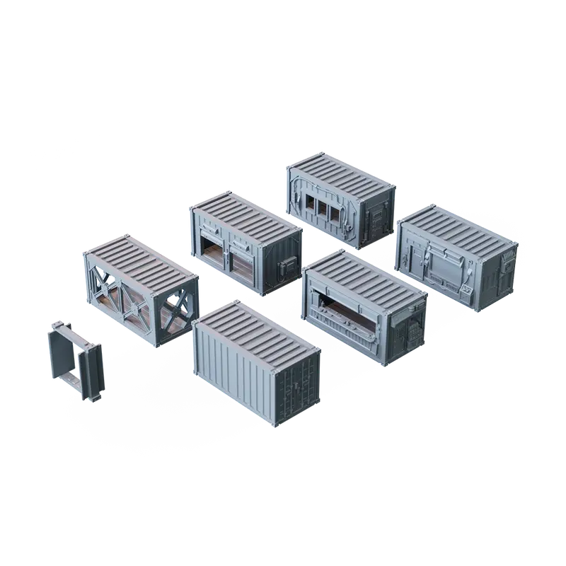 Digital Terrain Pack: Shipping Containers 1