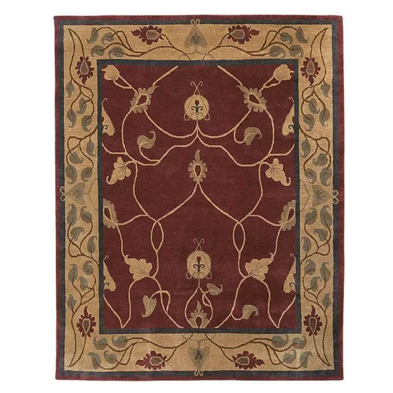 Discount Vineyard Paprika Area Rug 1