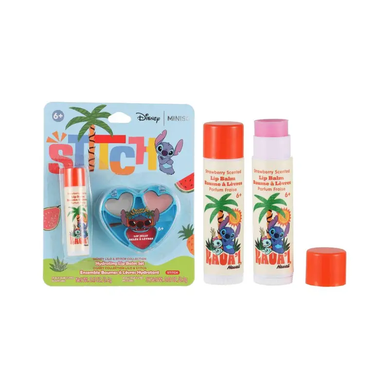 Disney Lilo & Stitch Lip Jelly & Nourishing Lip Balm Duo 1