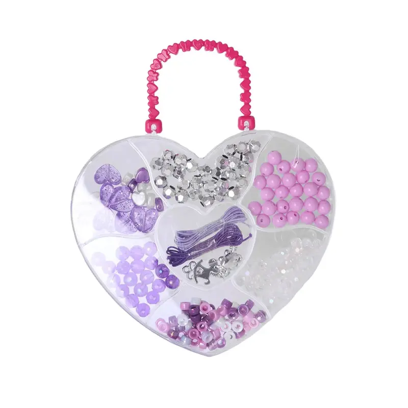 Diy Heart-Shaped Bracelet Craft Kit – Includes Tool Handle 1