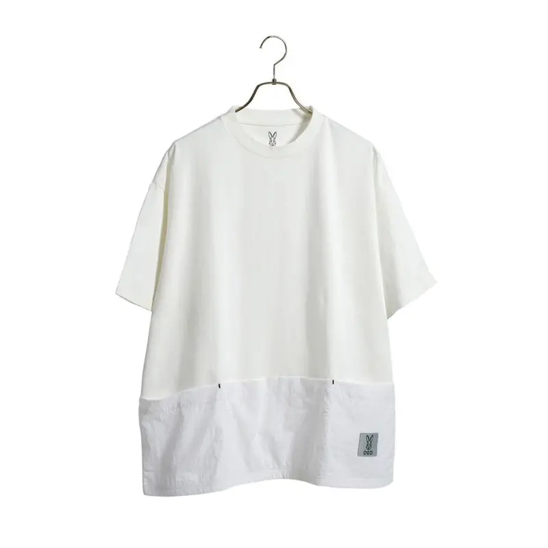 Dod Popopono Pocketie Unisex White T-Shirt 1